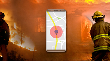 GPS Tracking for Fire Fighters